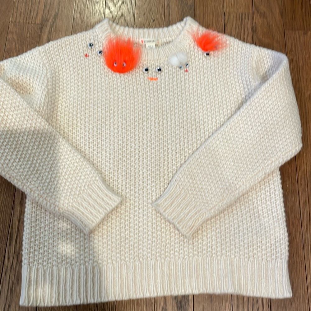 Adorable Crewcuts Faces Sweater